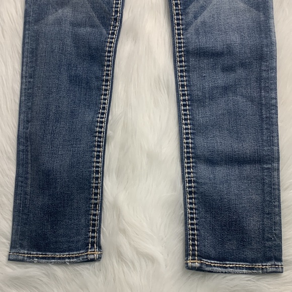 Rock Revival Bliss Easy Skinny Jeans W/ Bedazzled Pockets - Picture 4 of 16